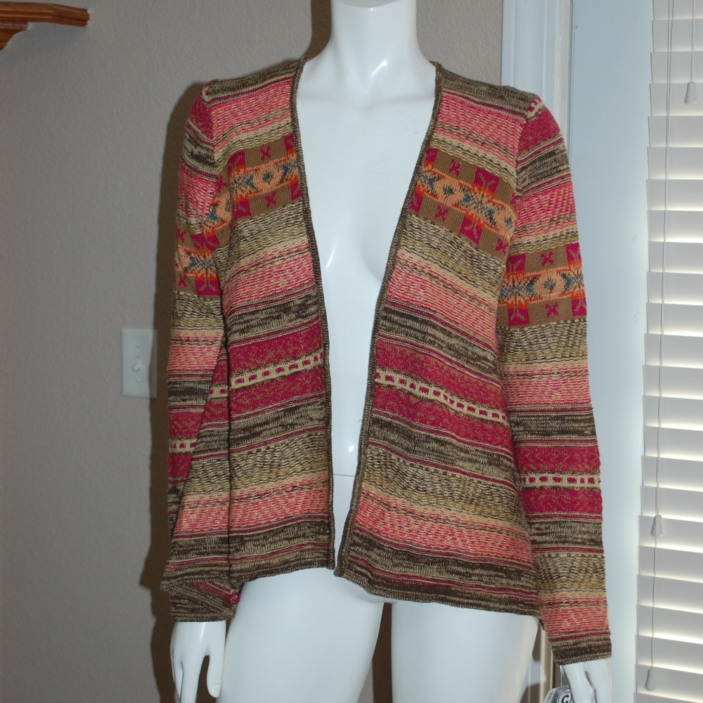 NWOT Ralph Lauren Blue Label Tribal Knit Sweater